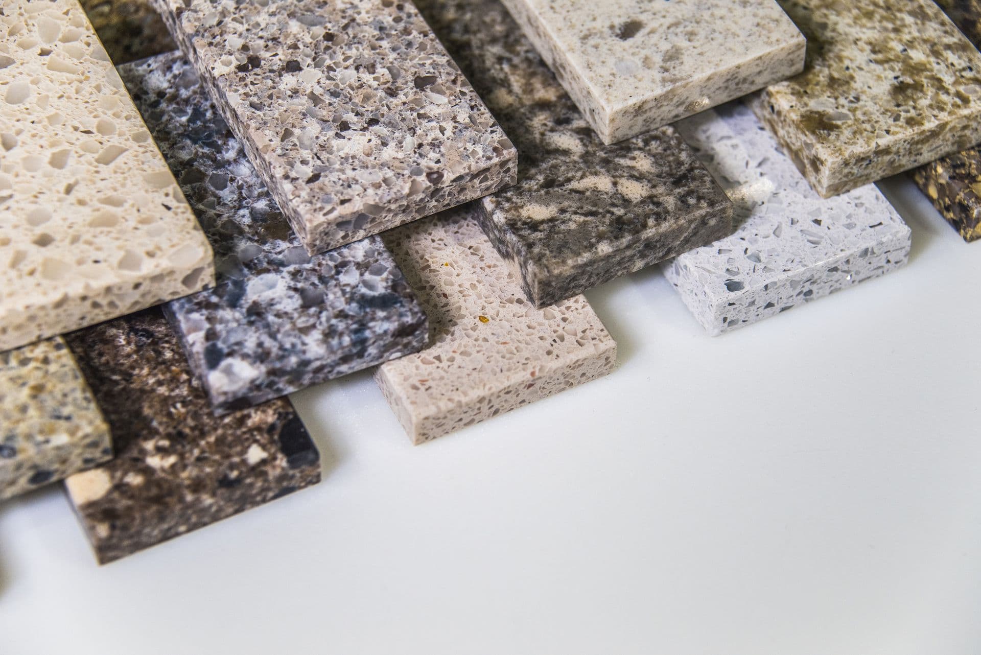 bathroom countertop sample options